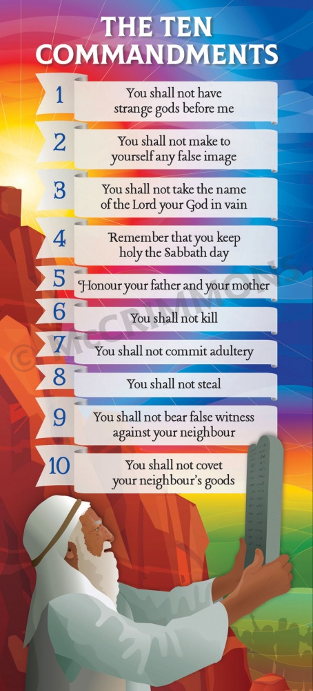 The Ten Commandments - Banner BANRM06