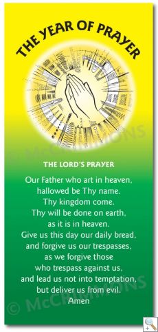 Year of Prayer: Green Roller Banner - RBTYP24G